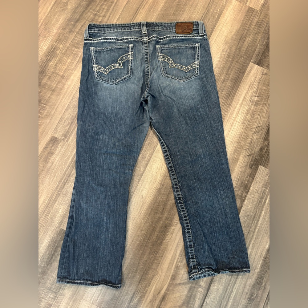 Preloved Big Star Maddie Cropped Jeans Size 34 - Picture 3 of 8
